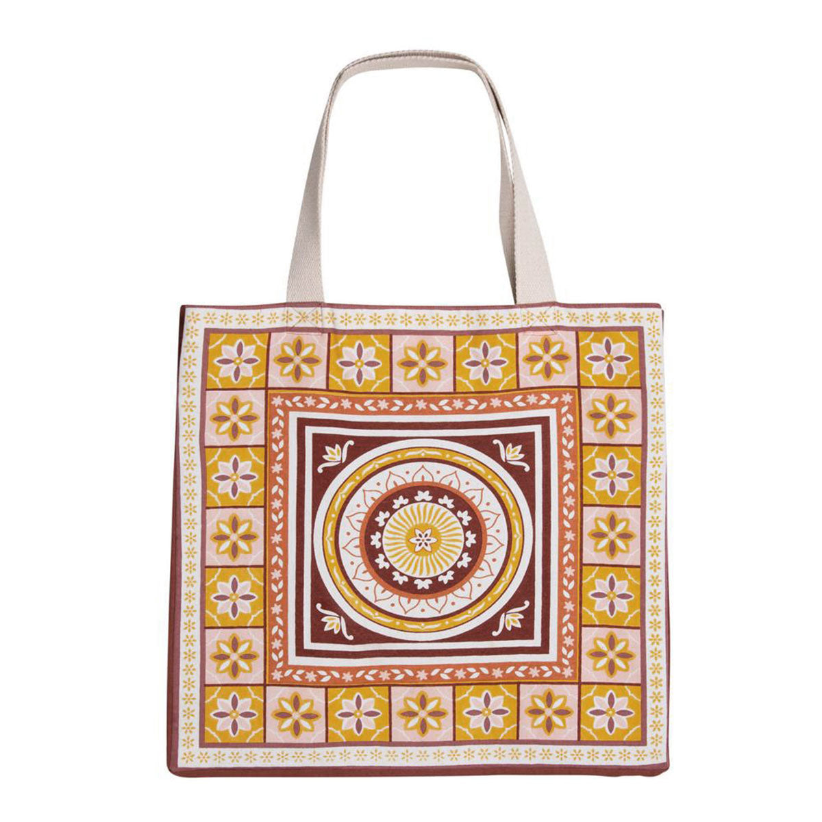 J Elliot Home Kasbah Cotton Tote Shopping Bag 40.5x43x10cm Pink - One Red Hill